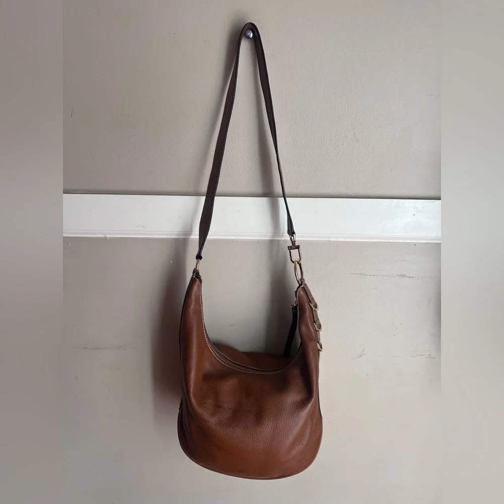Michael Kors Tan Leather Hobo Bag - Picture 2 of 7